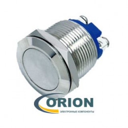 Кнопка QN19-A1 OFF-(ON) 250V 3A IP65 (плоская/винт)