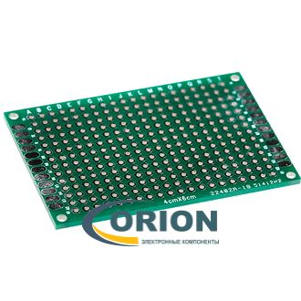 Макетная плата двухсторонняя  40х60мм шаг 2.54мм (№237 / PCB)
