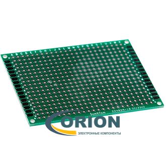 Макетная плата двухсторонняя  50х70мм шаг 2.54мм (№235 / PCB)