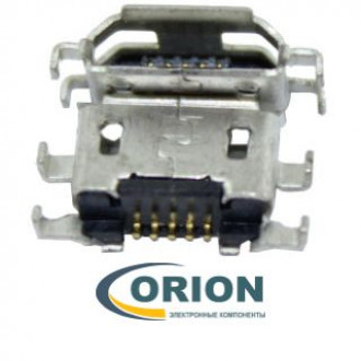 USB micro Розетка на плату 5pin 0.8 DIP Motorolla