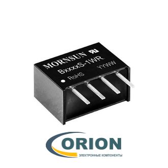 DC/DC преобразователь B1212S-1WR3 12V в 12V/0.083А MORNSUN