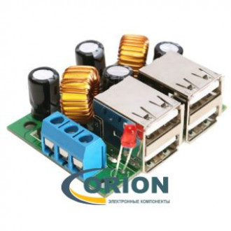 TPS40057 Импульсный понижающий стабилизатор напряжения USB 5V 5А