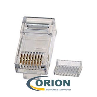 PiN штекер TP8P8C cat.6 RJ-45 со вставкой