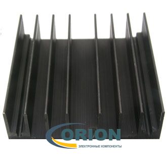 Радиатор  50x50x17мм ребристый алюминиевый HS183-50