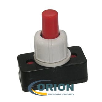 Кнопка PBS-17A-2 OFF-ON 250V 2A красная