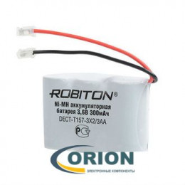 Аккумулятор DECT-T157 3.6V 300mАh NiMH ROBITON (T107)