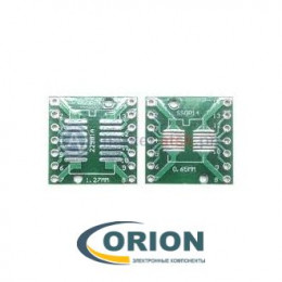 Переходник SOP14/SOIC14 1.27mm / SSOP14 0.65mm (№ 220)