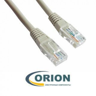 Шнур UTP 4 пары 5E-категории RJ-45  0.25м Cablexpert PP12-0.25M