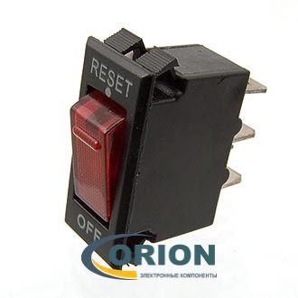 Предохранитель автоматический 15A 250VAC M115-B120 [с подсветкой]