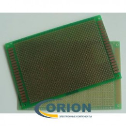 Макетная плата односторонняя 100х150мм шаг 2.54мм (№ 206 / PCB)