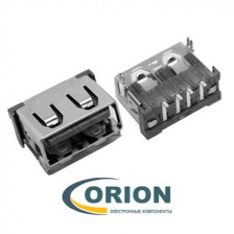 USBA-1J BS2 Розетка на плату укороченная 4pin