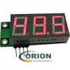 Цифровой амперметр постоянного тока 0...50А красный [SAH0012R-50]
