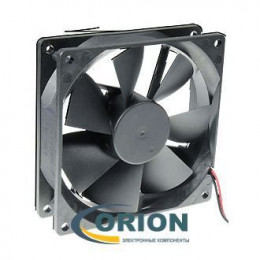 Вентилятор  80х80х25mm DC 24V 0.15A (качения) JAMICON JF0825B2H-R с гибким отводом 270мм, с разъемом MHU-02