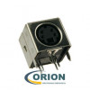 Гнездо mini DIN 4pin на плату MDN-4FR