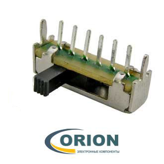 Переключатель движковый SK 1P4T ON-ON-ON-ON