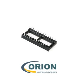Панель для микросхемы SCL-32 DIP шаг 2.54мм широкая 32 контакта