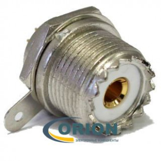 Гнездо UHF-7512 (UHF-BJ1) на корпус, гайка, под пайку