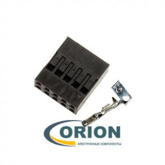 BLD-10 Гнездо на кабель 2x5 с контактами, шаг 2.54мм (DS1071 - 2x5)