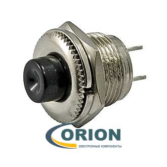 Кнопка PSW-3-B OFF-(ON) 220V 0.3А черная