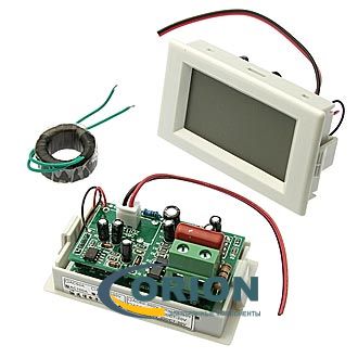 Цифровой вольтамперметр переменного тока 0...100А/200...500V ЖКИ YB4835-LCD