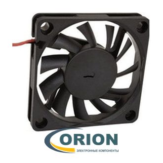 Вентилятор  70х70х15мм DC 12V 0.40A 4.80W (скольжения) FANOVER FD7015S12H2 с гибким отводом 310мм 2 pin