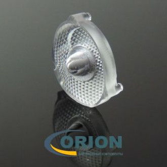 Линза Линза 18мм для светодиода 3030 170° YX-18-OD25-1C