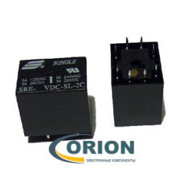 Реле SRE (4137) 24VDС-SL-2С 24VDC 3A 2C SONGLE