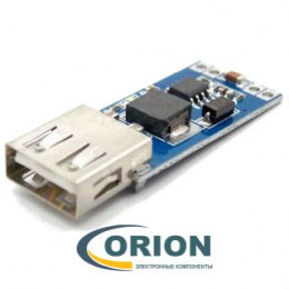 Понижающий DC-DC USB конвертер 9-24В в 5В 3А
