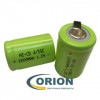 Аккумулятор 4/5SC ME-1200SC/HP 1.2V 1200mAh NiCd 23x34мм пластинчатые выводы