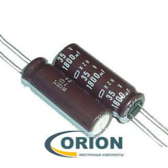 Конденсатор   1800uf  35V NIPPON (+105C) KZH 12.5х35 компьютерные (5000ч)