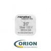 Батарейка 317 (SR516SW) 1.55V Renata 1.6х5.8мм