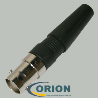 Гнездо BNC под винт с колпачком на кабель RG-58, RG-59, RG-6