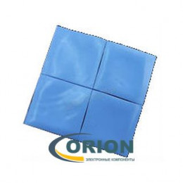 Теплопроводящая прокладка диэлектрическая  30x30x2.5mm 3.2wmk BLUE
