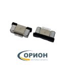  FFC/FPC ZIF-08 ������ 8 �������� ������� 0.5��, ������ �����������, ������ �������, SMD/SMT